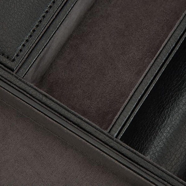 WOLF Blake Valet Tray With Cuff - Black/Grey