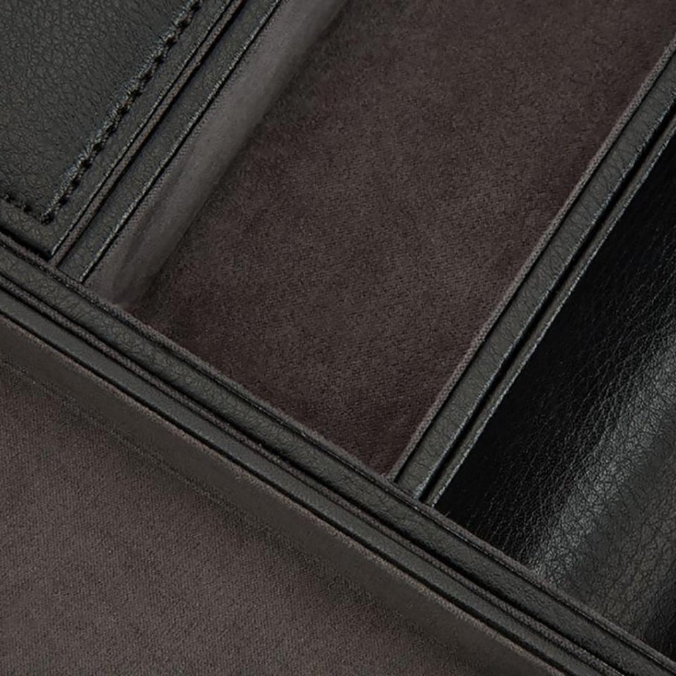 WOLF Blake Valet Tray With Cuff - Black/Grey
