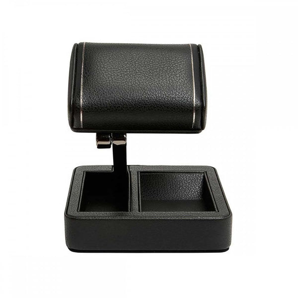 WOLF British Black Racing Single Travel Watch Stand
