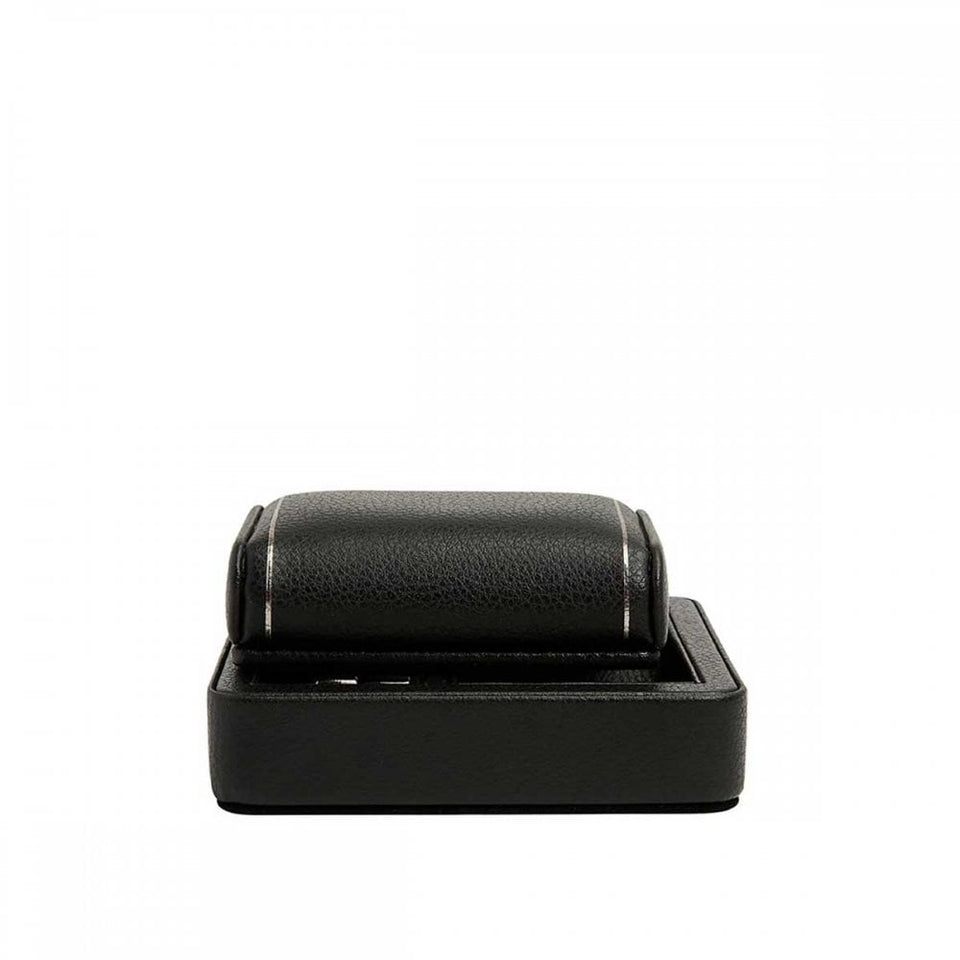 WOLF British Black Racing Single Travel Watch Stand
