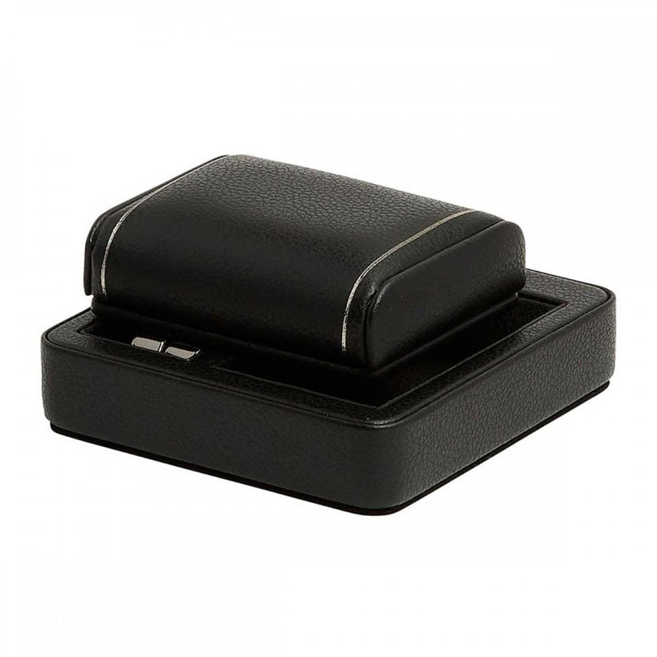 WOLF British Black Racing Single Travel Watch Stand