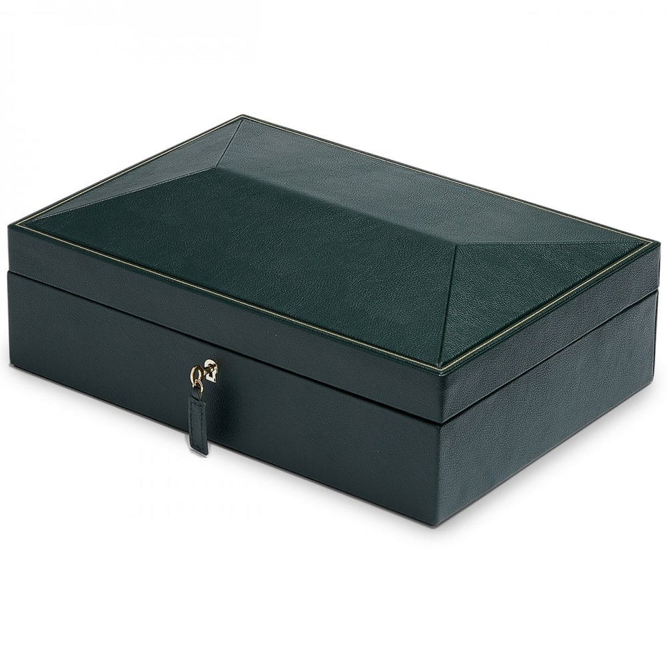 WOLF British Racing 10 Piece Watch Box - Green