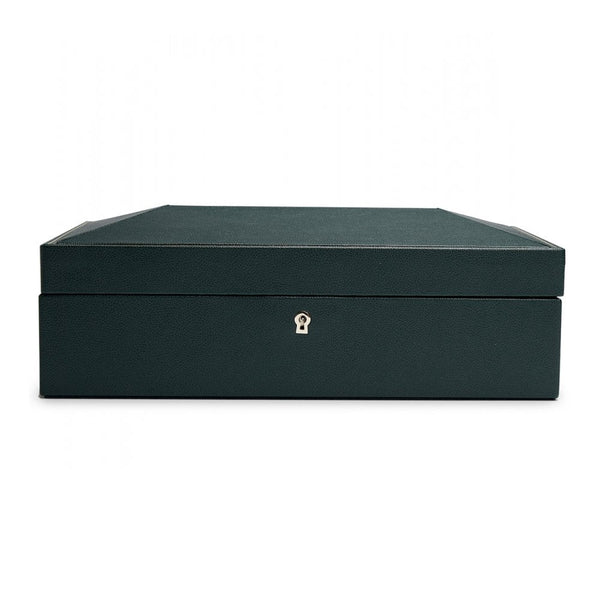 WOLF British Racing 10 Piece Watch Box - Green