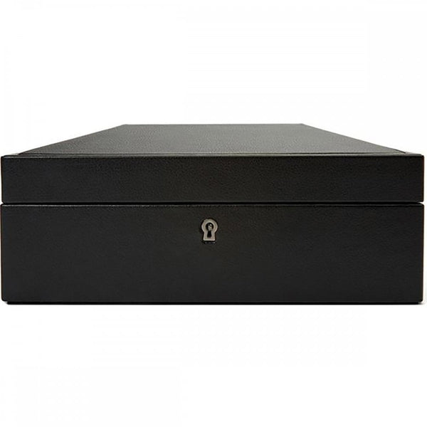 WOLF British Racing 8 PC Watch Box - Black