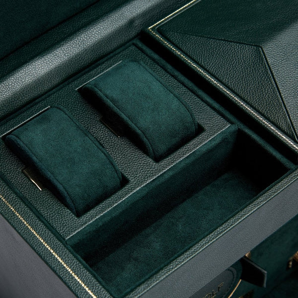 WOLF British Racing Green Double Watch Winder