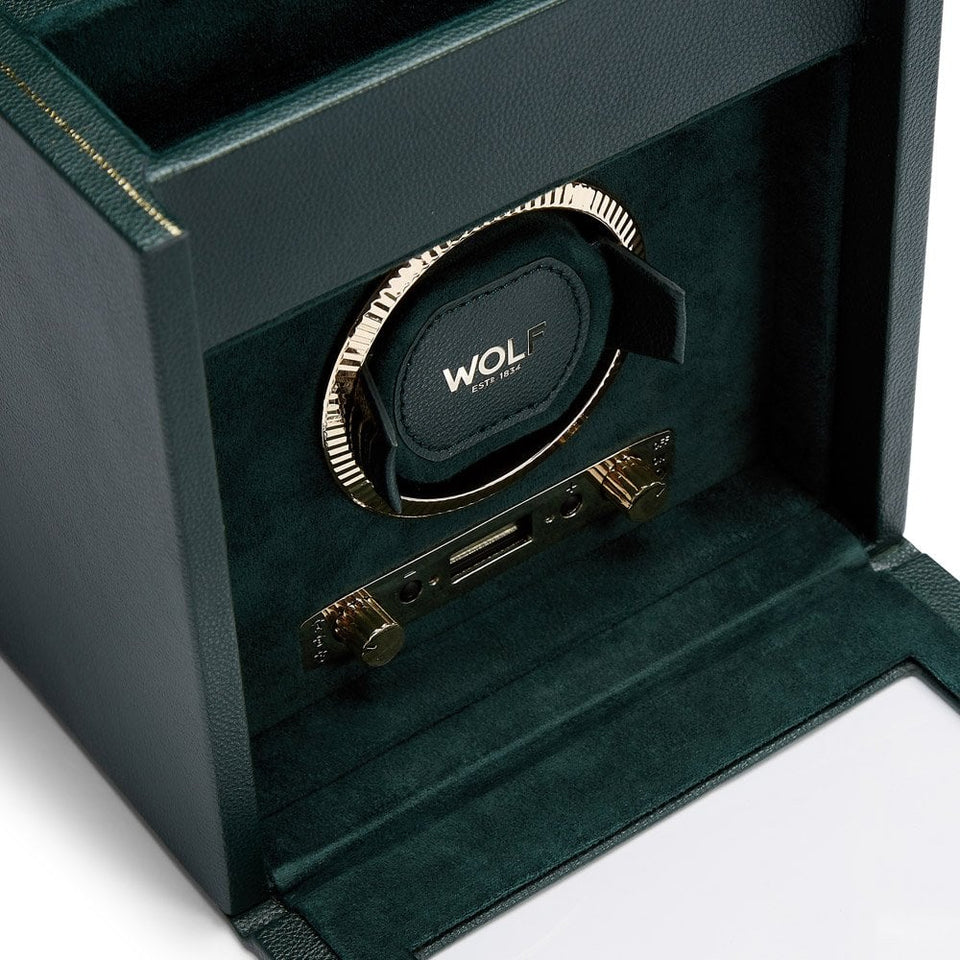 WOLF British Racing Green Single Watch Winder
