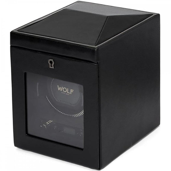 WOLF British Racing Single Watch Winder No Storage - Black