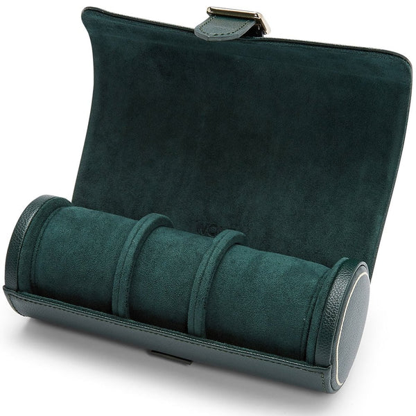 WOLF British Racing Triple Watch Roll - Green