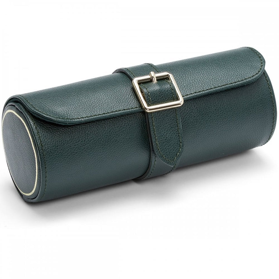 WOLF British Racing Triple Watch Roll - Green