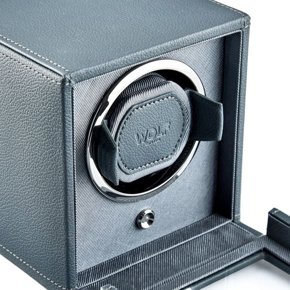 WOLF Future Grey Cub Watch Winder With Cover