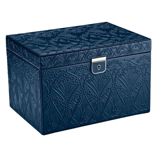 WOLF Liberty All Over Lanthe Large Navy Jewellery Box