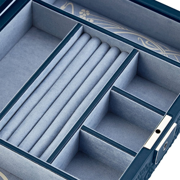 WOLF Liberty All Over Lanthe Medium Navy Jewellery Box