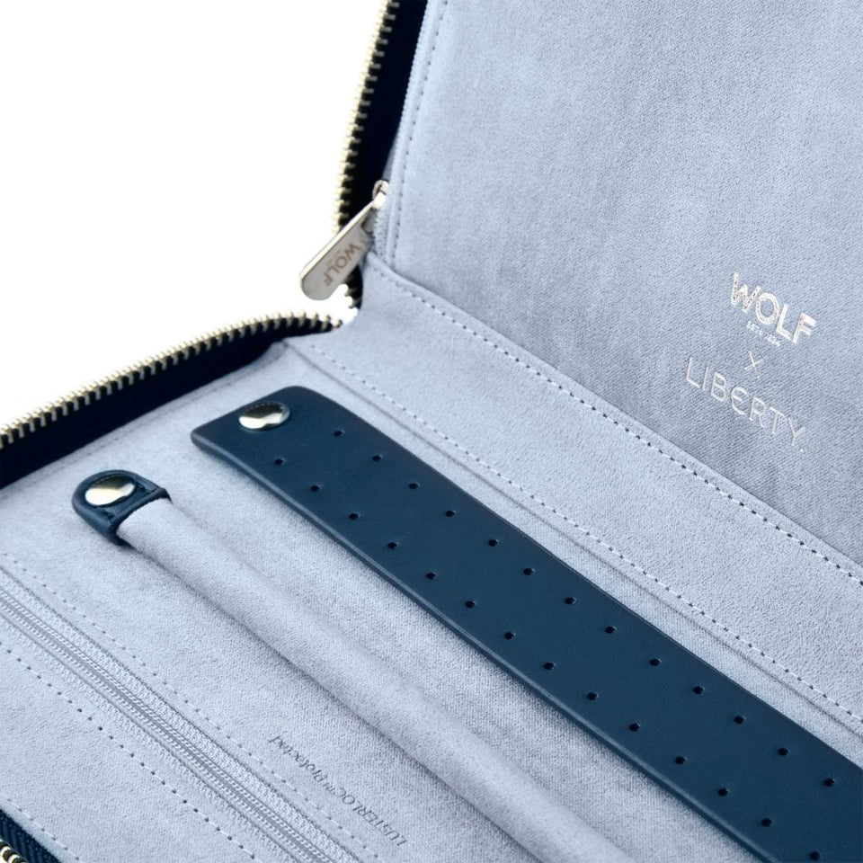 WOLF Liberty All Over Lanthe Navy Travel Portfolio