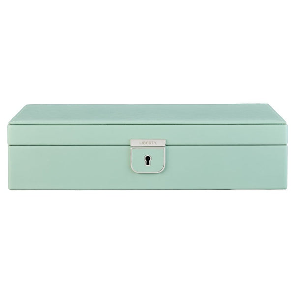 WOLF Liberty Julia Interior Print Medium Sage Green Jewellery Box