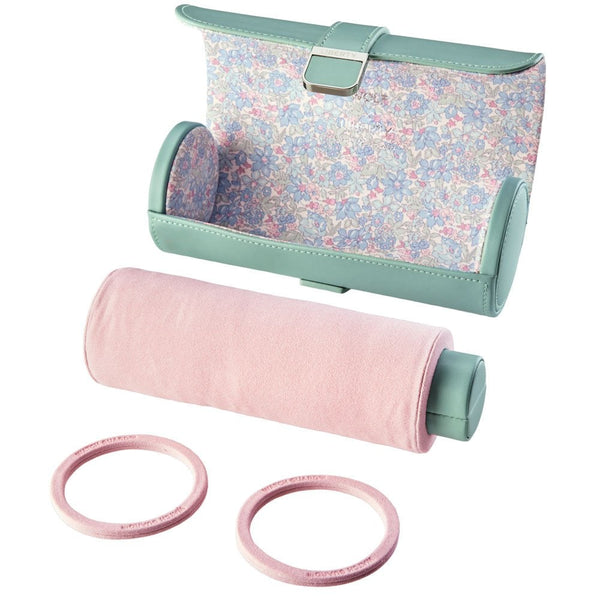 WOLF Liberty Julia Interior Print Sage Green Triple Watch Roll