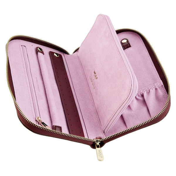WOLF Liberty Lanthe Burgundy Travel Portfolio