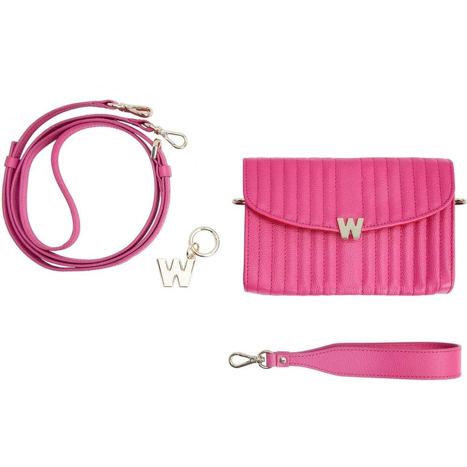 WOLF Mimi Crossbody Bag With Wristlet - Pink