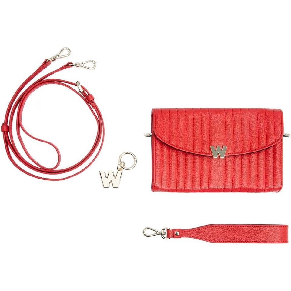 WOLF Mimi Crossbody Bag With Wristlet - Red