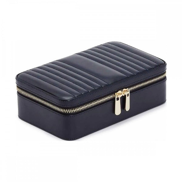 WOLF Navy Maria Medium Zip Case