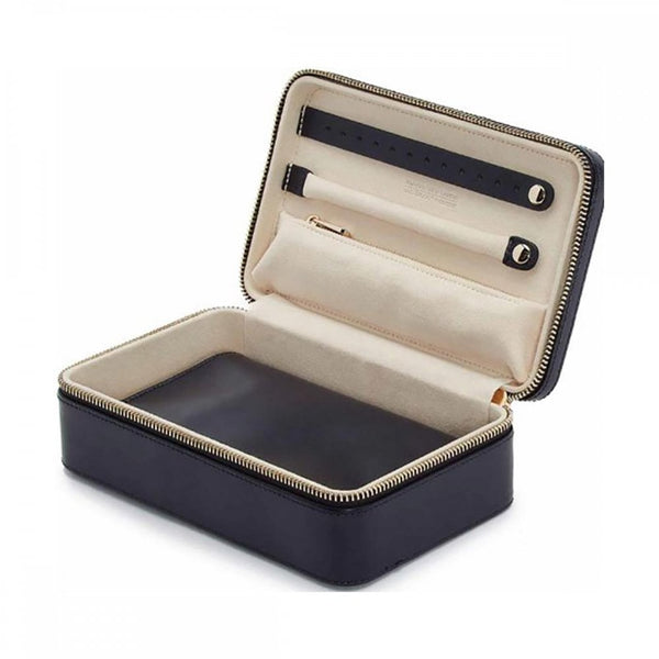WOLF Navy Maria Medium Zip Case