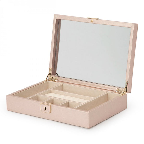 WOLF Palermo Medium Pink Jewellery Box
