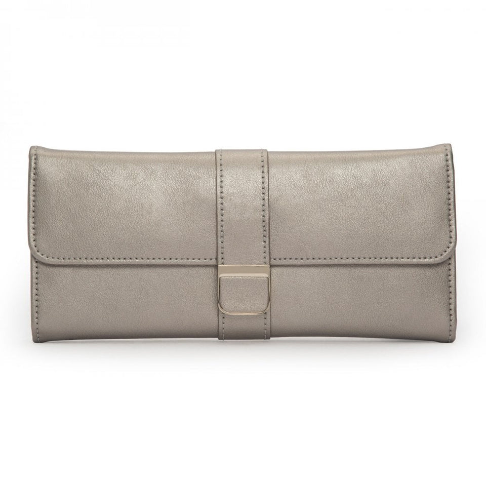 WOLF Palermo Pewter Jewellery Roll