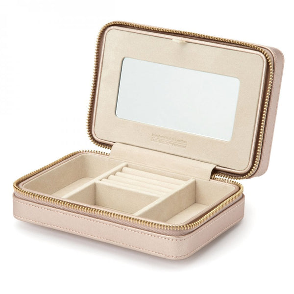 WOLF Palermo Pink Jewellery Zip Case