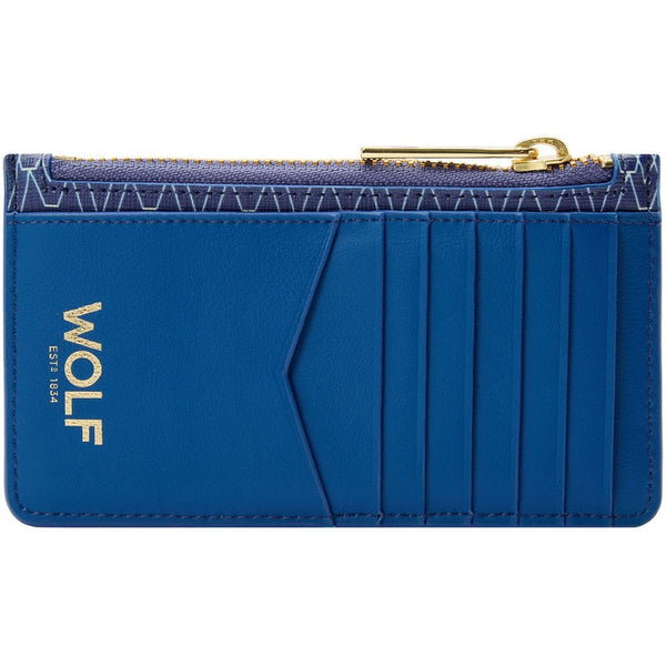 WOLF Signature Vegan Blue Zip Case
