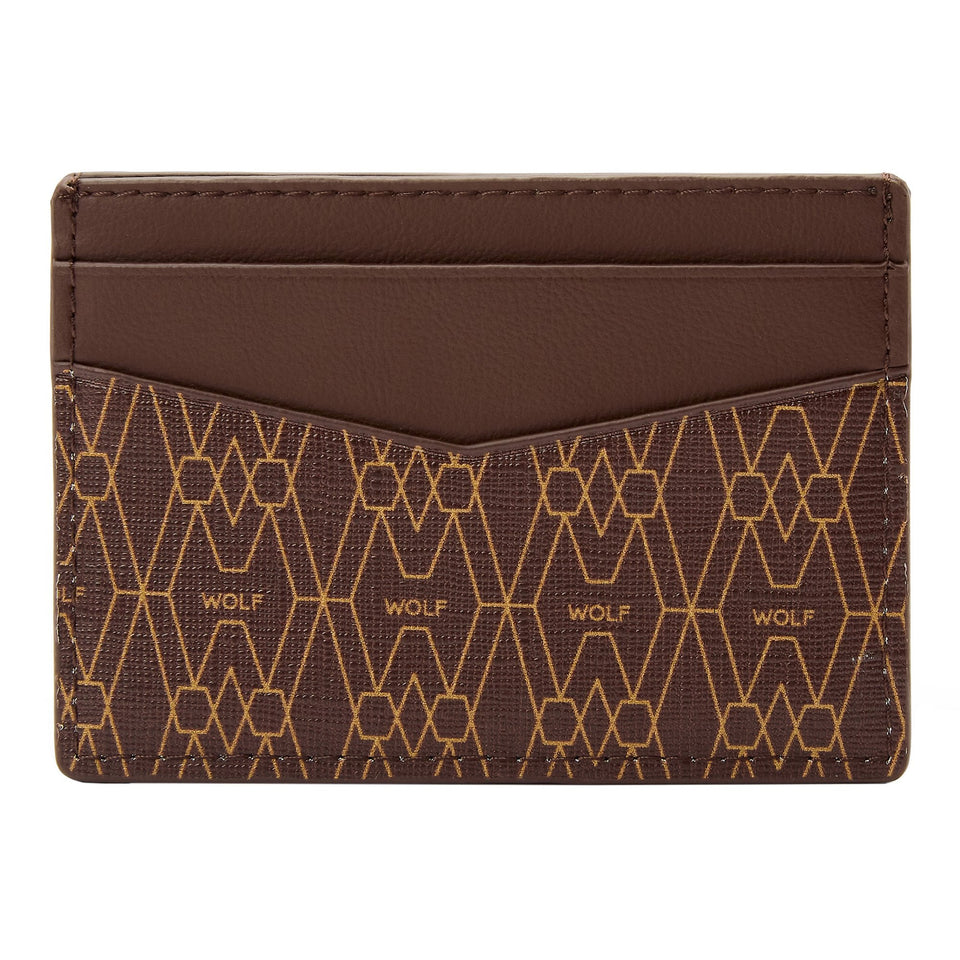 WOLF Signature Vegan Brown Cardholder
