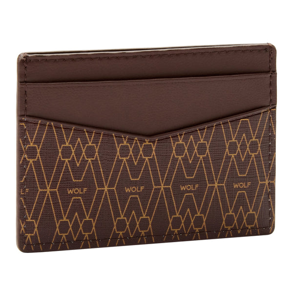 WOLF Signature Vegan Brown Cardholder