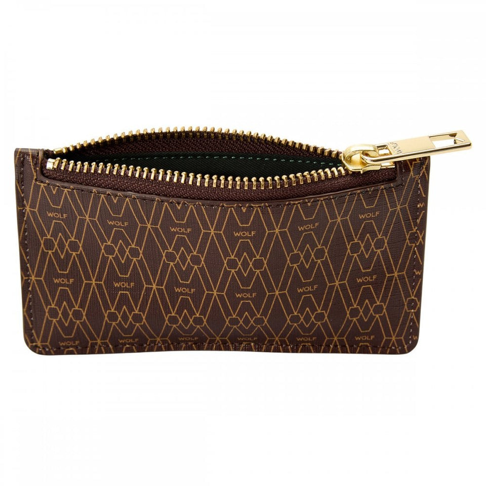 WOLF Signature Vegan Brown Zip Case