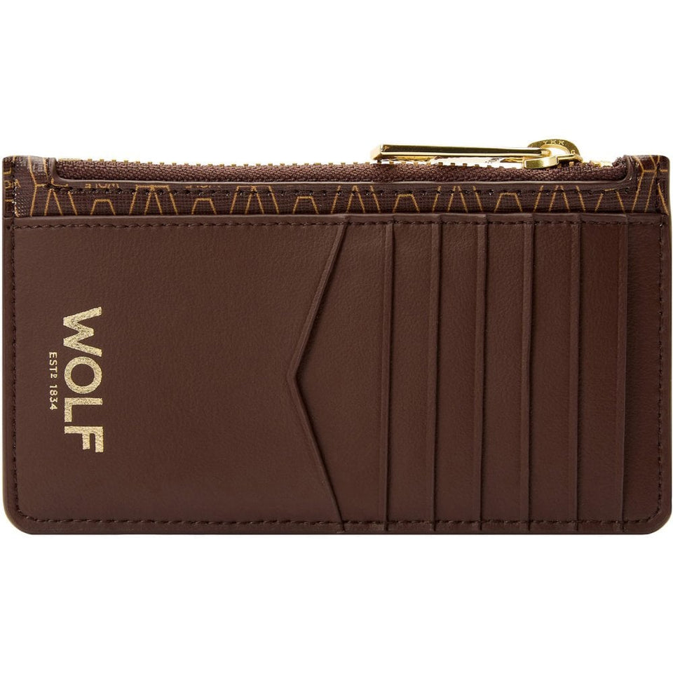 WOLF Signature Vegan Brown Zip Case