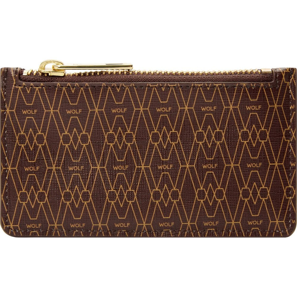 WOLF Signature Vegan Brown Zip Case