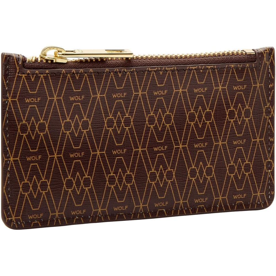 WOLF Signature Vegan Brown Zip Case