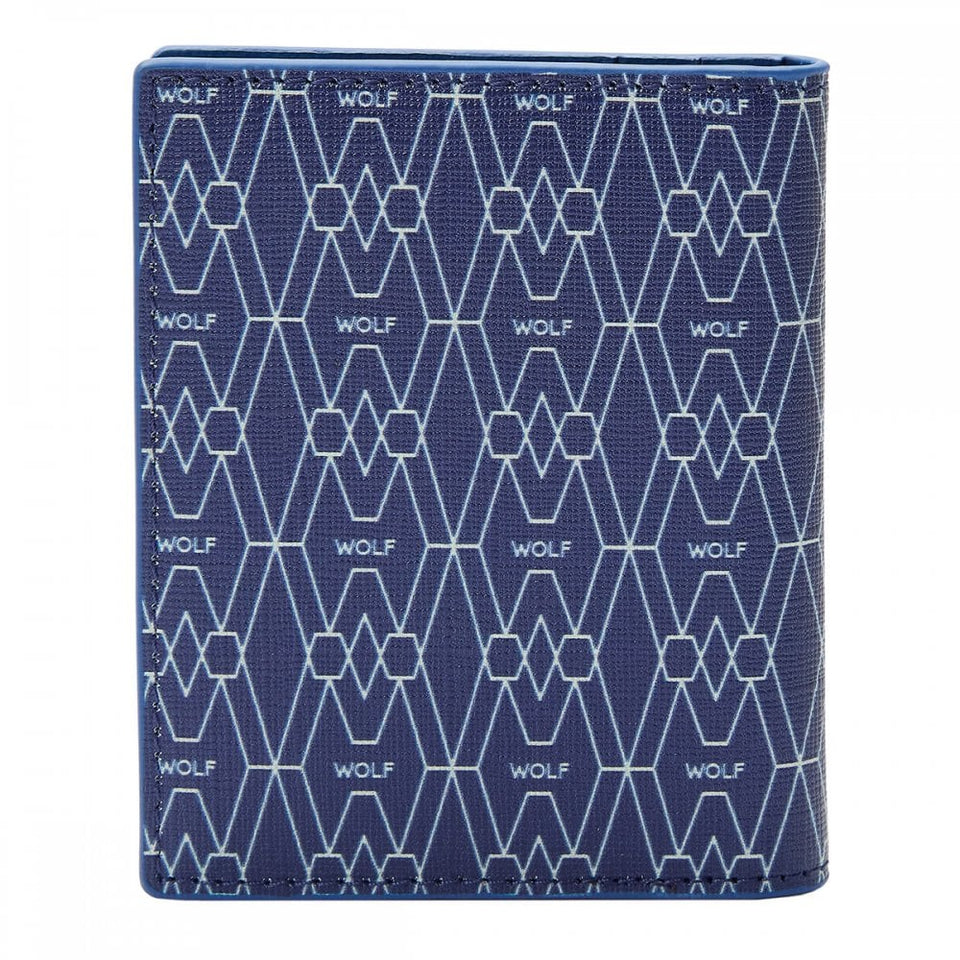 WOLF Signature Vegan ID Blue Card Case