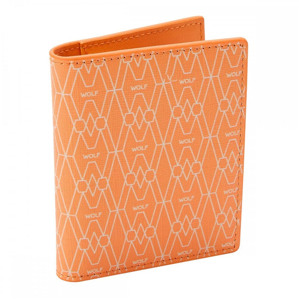 WOLF Signature Vegan ID Orange Card Case