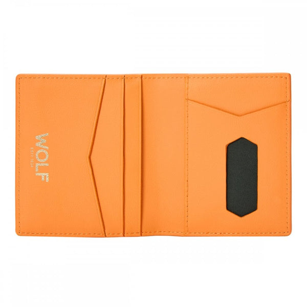 WOLF Signature Vegan ID Orange Card Case