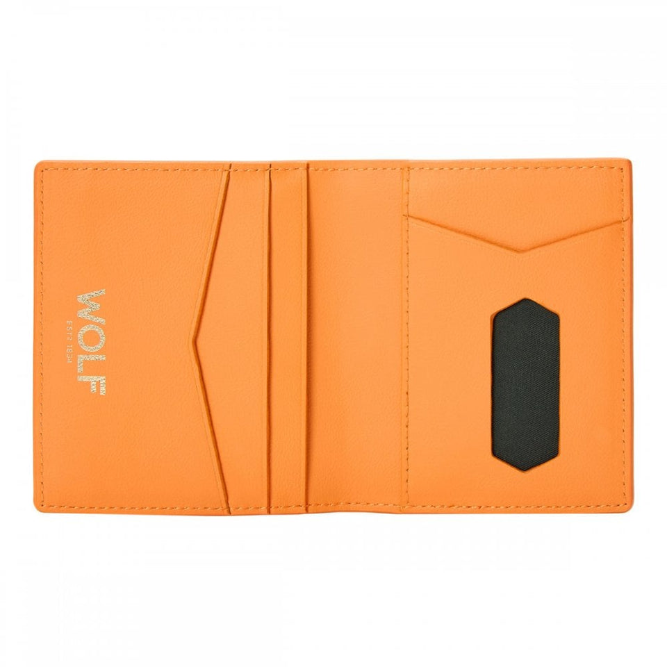 WOLF Signature Vegan ID Orange Card Case