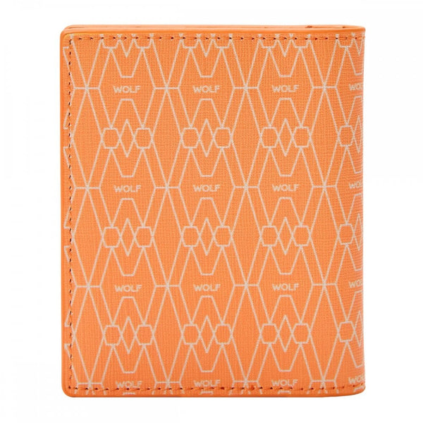 WOLF Signature Vegan ID Orange Card Case