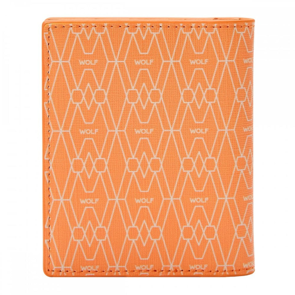 WOLF Signature Vegan ID Orange Card Case