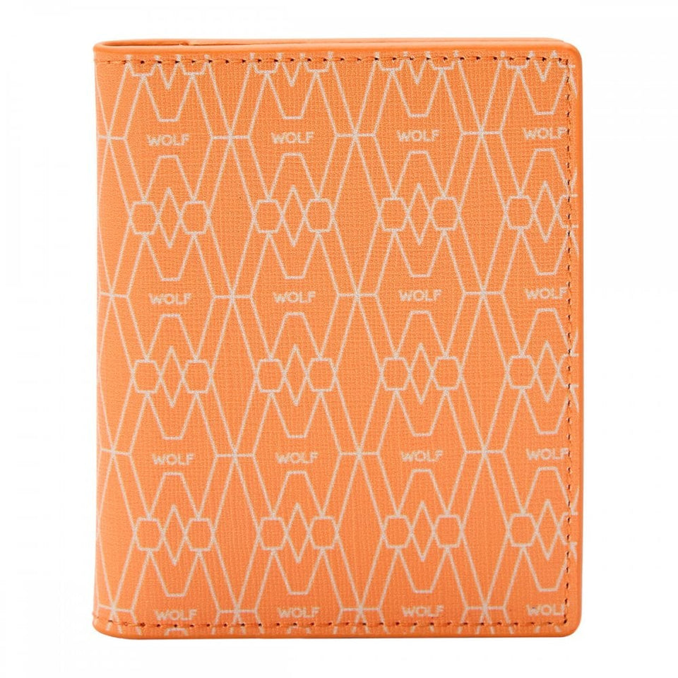 WOLF Signature Vegan ID Orange Card Case