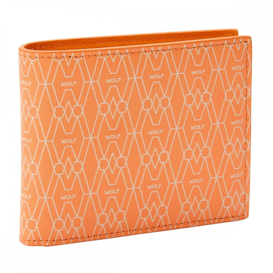 WOLF Signature Vegan Orange Billfold Wallet