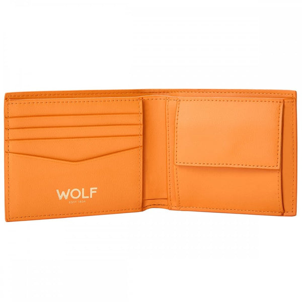 WOLF Signature Vegan Orange Billfold Wallet