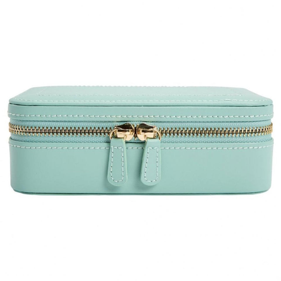 WOLF Sophia Travel Zip Jade Jewellery Case