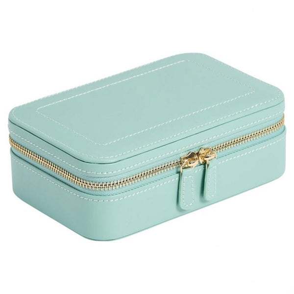 WOLF Sophia Travel Zip Jade Jewellery Case
