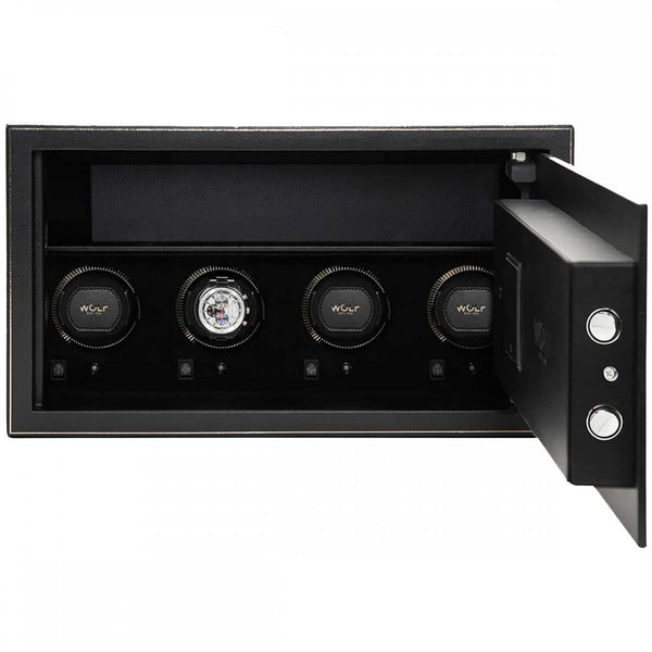 WOLF The Den 4 Piece Watch Winder Safe
