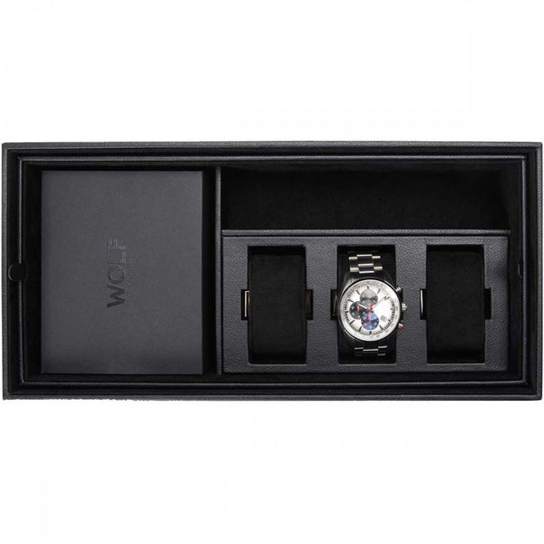WOLF The Den 4 Piece Watch Winder Safe