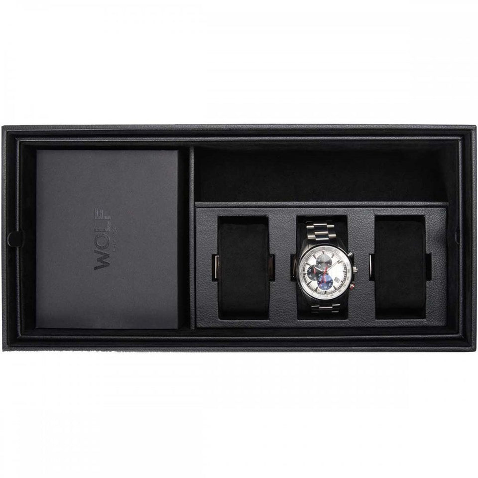 WOLF The Den 4 Piece Watch Winder Safe