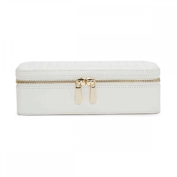 WOLF White Maria Medium Zip Case