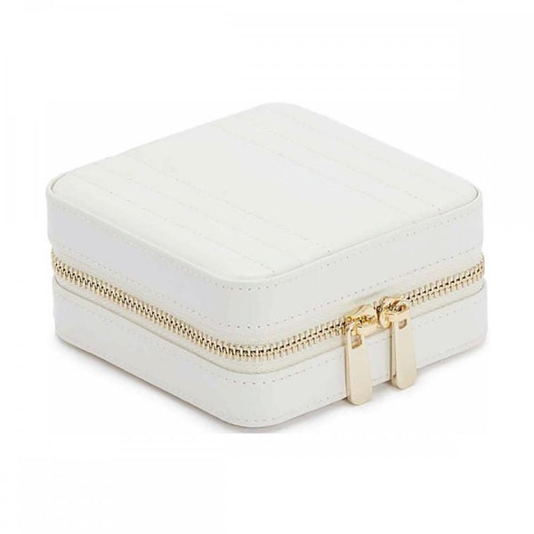 WOLF White Maria Small Zip Case